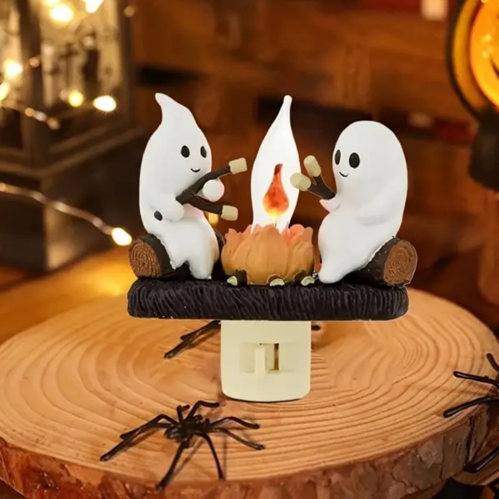 🕯👻🔥 NEW Halloween Ghost Nightlight - Picture 5 of 7